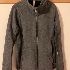 Lululemon athletica radiant jacket heathered core
